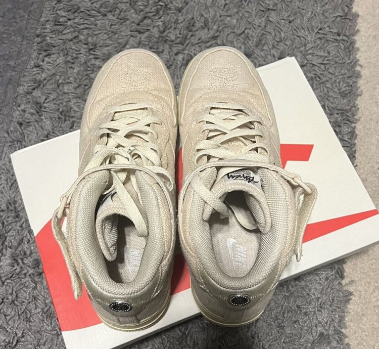Air Force 1 07 Mid Stussy Fossil