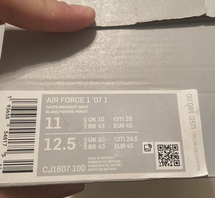 Air Force 1 07 Midnight Navy