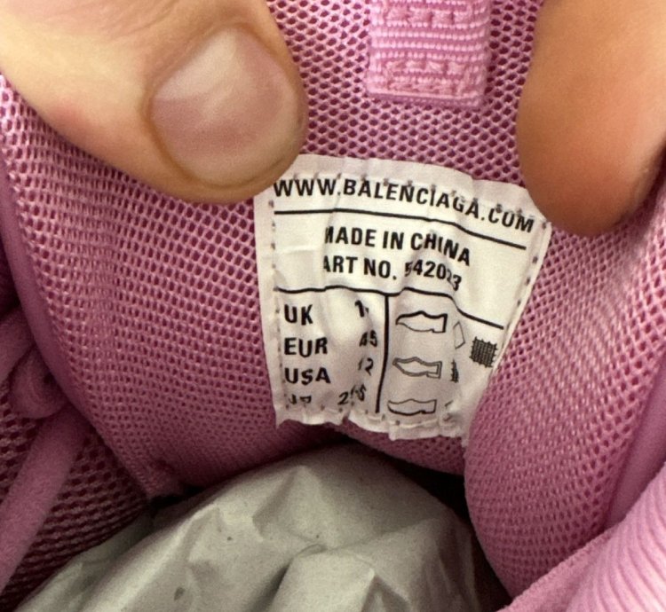 Balenciaga Pink Track Sneakers