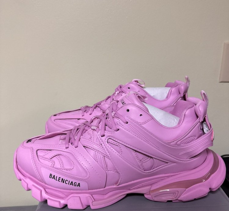 Balenciaga Pink Track Sneakers