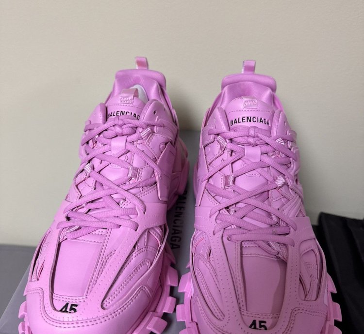 Balenciaga Pink Track Sneakers