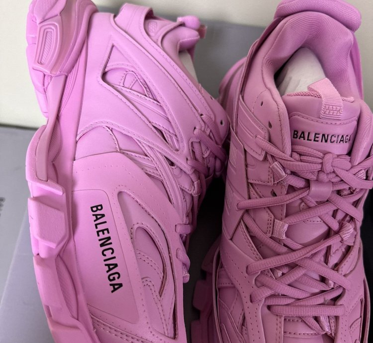 Balenciaga Pink Track Sneakers