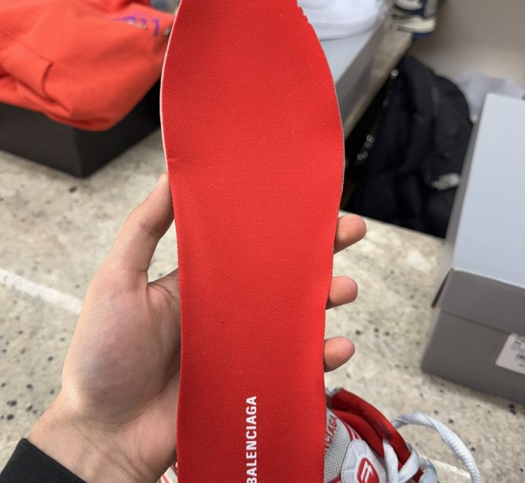 Balenciaga Red Track Runners