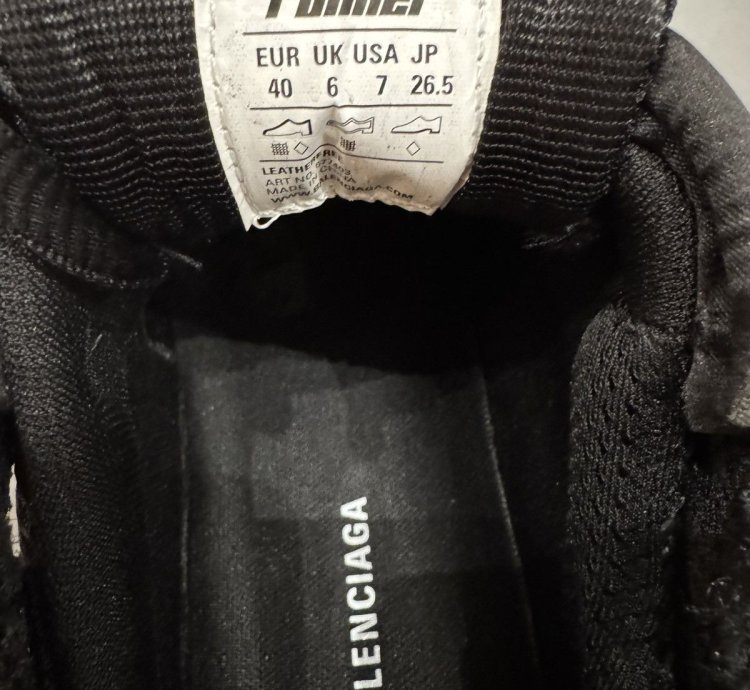 Balenciaga Runner Black Sz 40