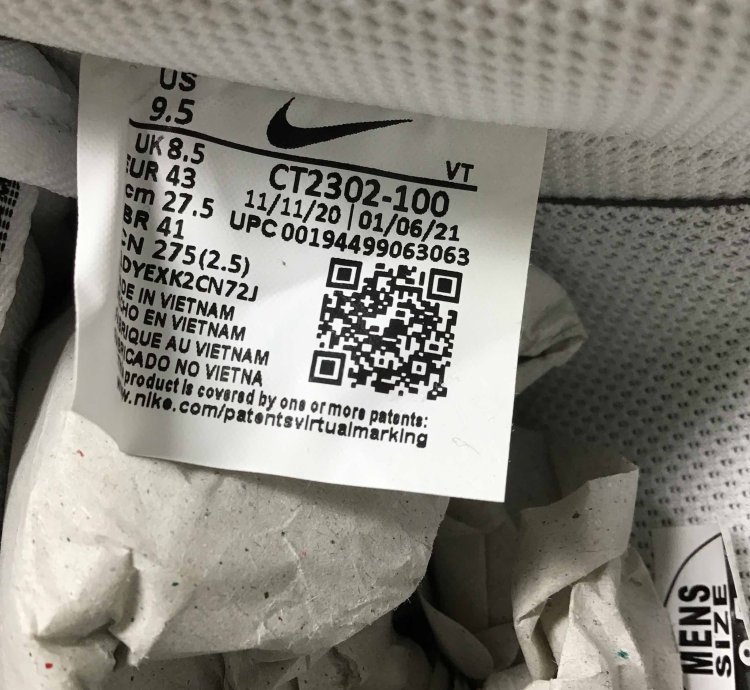 Air Force 1 07 White Black
