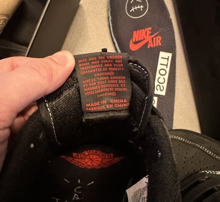 Travis Scott Nike Air Jordan 1 Low Sp Black Phantom 8 5 Us