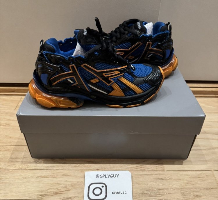 Balenciaga Runner Blue Orange Black 41