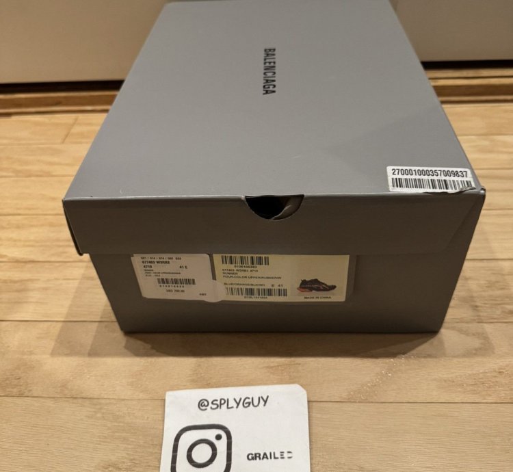 Balenciaga Runner Blue Orange Black 41