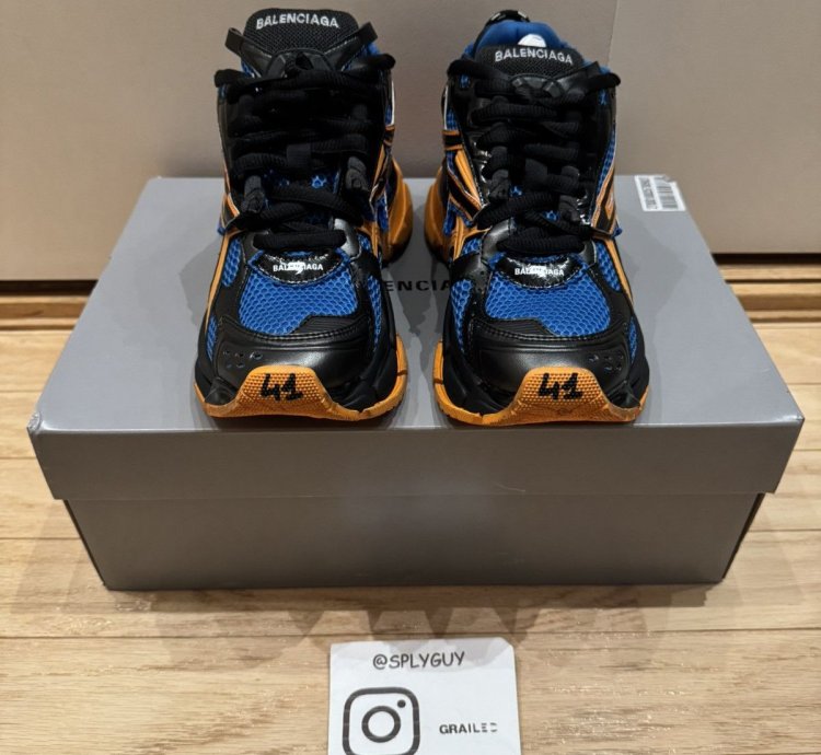 Balenciaga Runner Blue Orange Black 41