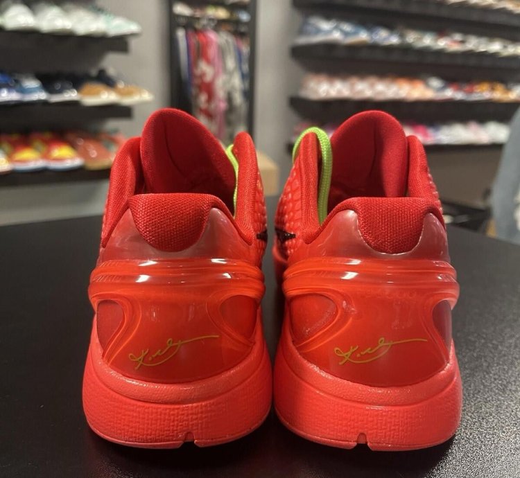 Size 5y - Nike Kobe 6 Protro Reverse Grinch Gs Fv9676-600 Gs