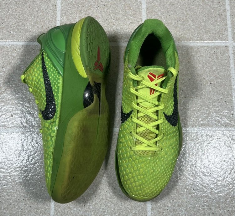 Size 7 - Nike Zoom Kobe 6 Protro Low Grinch