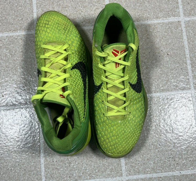 Size 7 - Nike Zoom Kobe 6 Protro Low Grinch