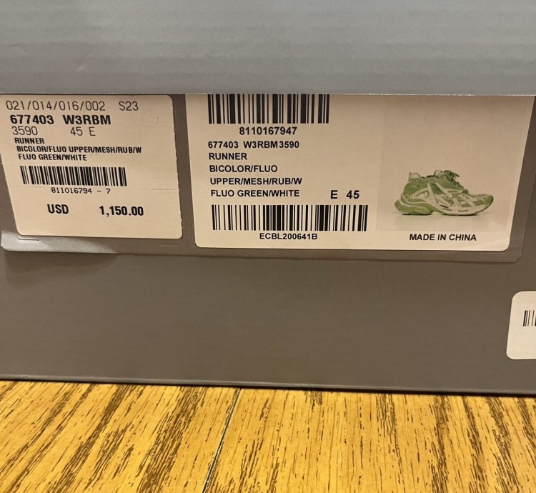 Balenciaga Runner Sneaker fluo Green