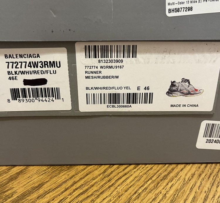 Balenciaga Runner Sneaker red Yellow