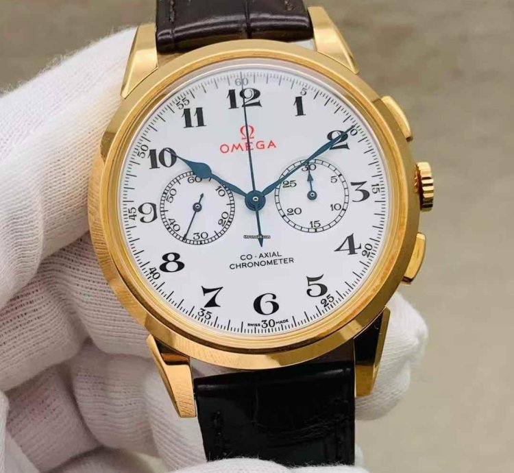 Omega Limited Edition 188 Rose Gold Mechanical Watch 39mm Olympic Official Timekeeper