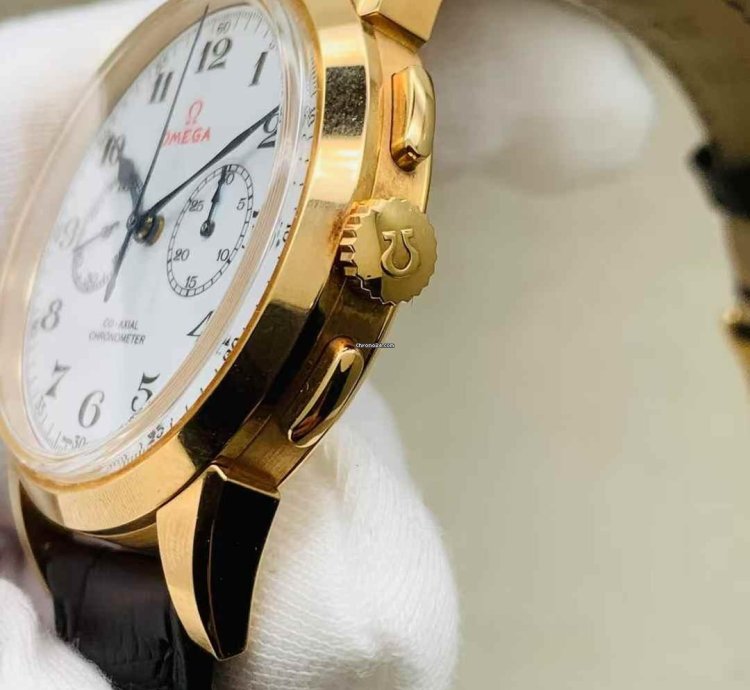 Omega Limited Edition 188 Rose Gold Mechanical Watch 39mm Olympic Official Timekeeper