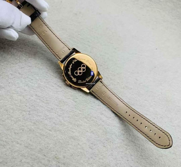 Omega Limited Edition 188 Rose Gold Mechanical Watch 39mm Olympic Official Timekeeper