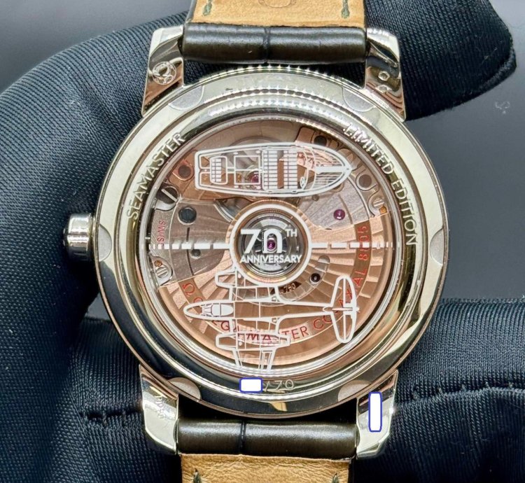 Omega Limited Edition Of 70 Platinum Automatic Watch Co-axial Master Chronometer Small Seconds