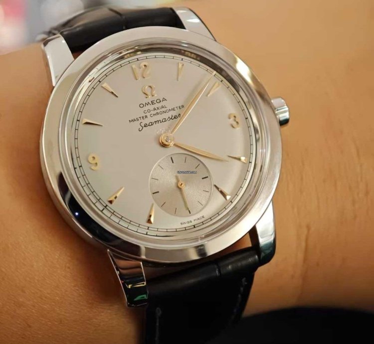 Omega Limited Edition Of 70 Platinum Automatic Watch Co-axial Master Chronometer Small Seconds