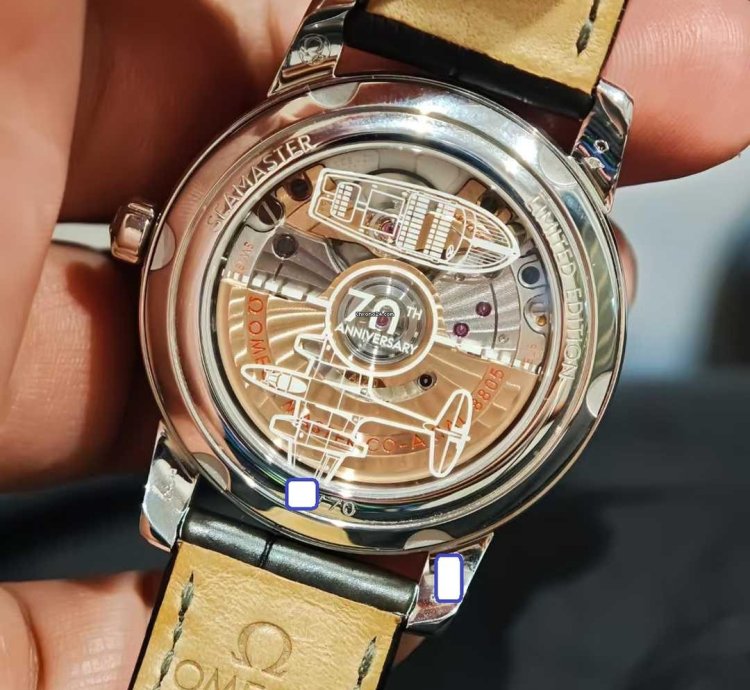 Omega Limited Edition Of 70 Platinum Automatic Watch Co-axial Master Chronometer Small Seconds