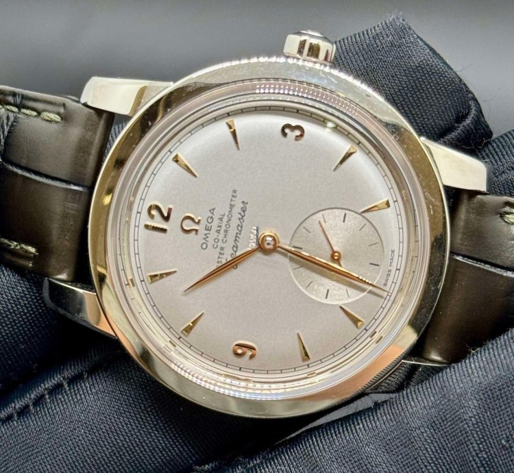 Omega Limited Edition Of 70 Platinum Automatic Watch Co-axial Master Chronometer Small Seconds