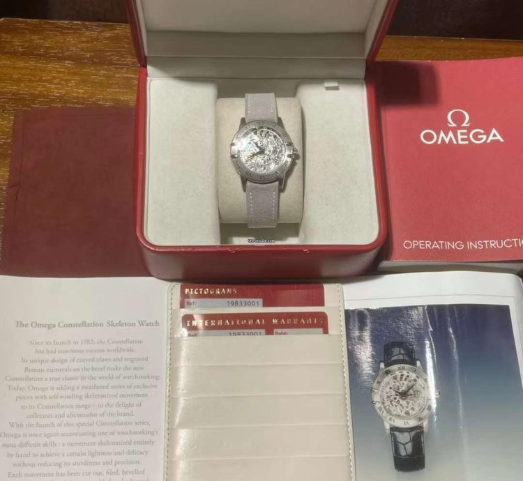 Omega Limited To 20 Pieces White Gold Hollowed Out Carved Watches 35mm 19833001
