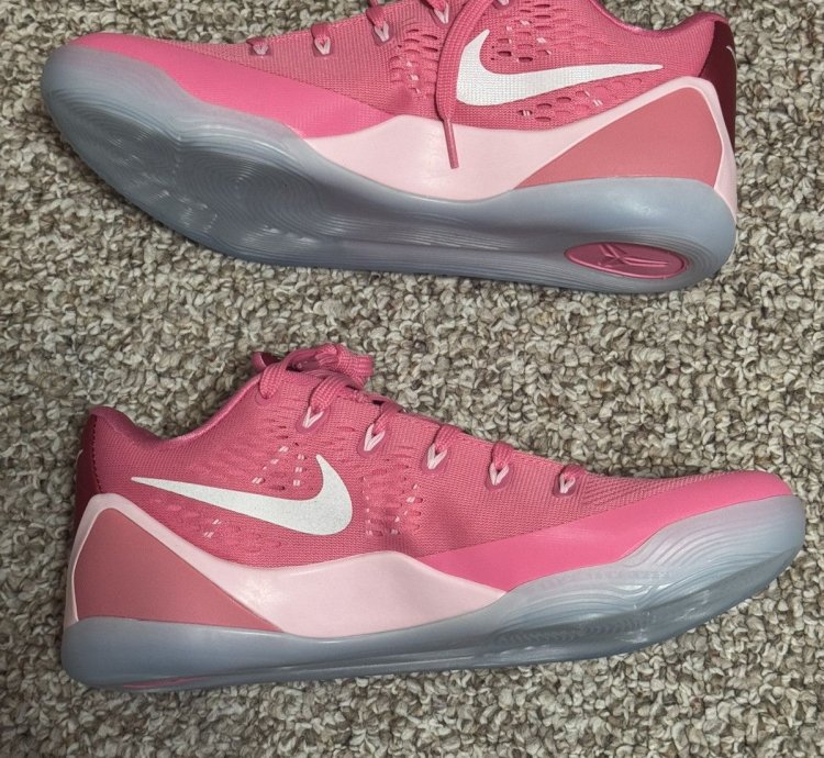 Stitches Low Kobe 9 Em Pink