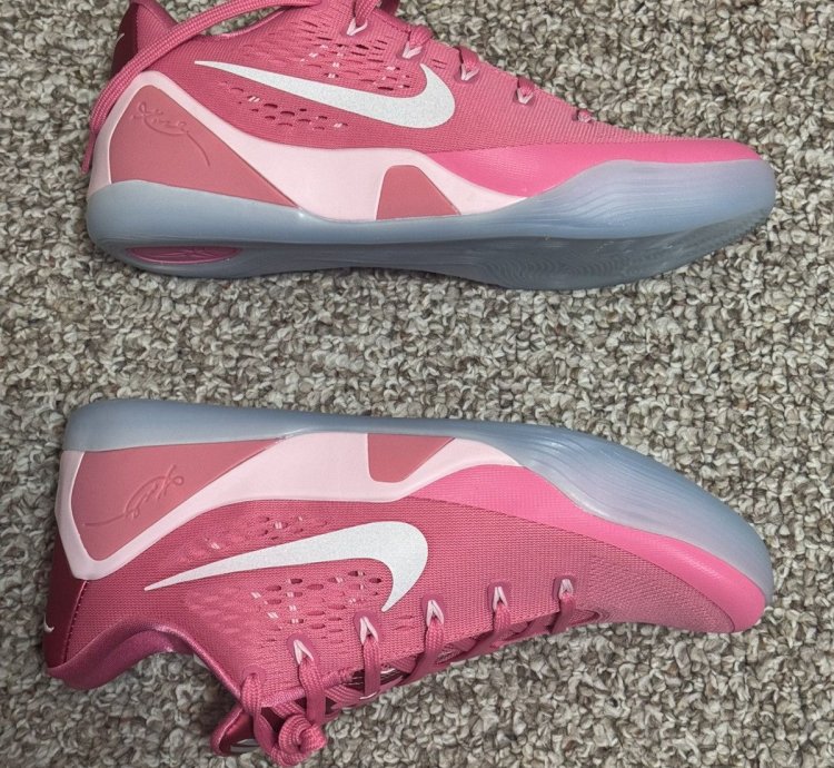 Stitches Low Kobe 9 Em Pink
