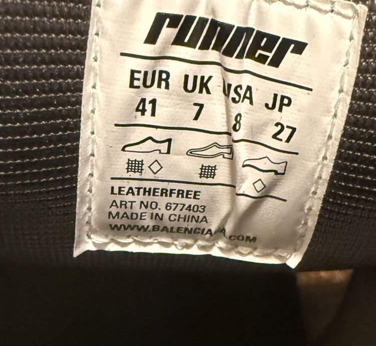 Balenciaga Runner Sneaker Multicolor 41