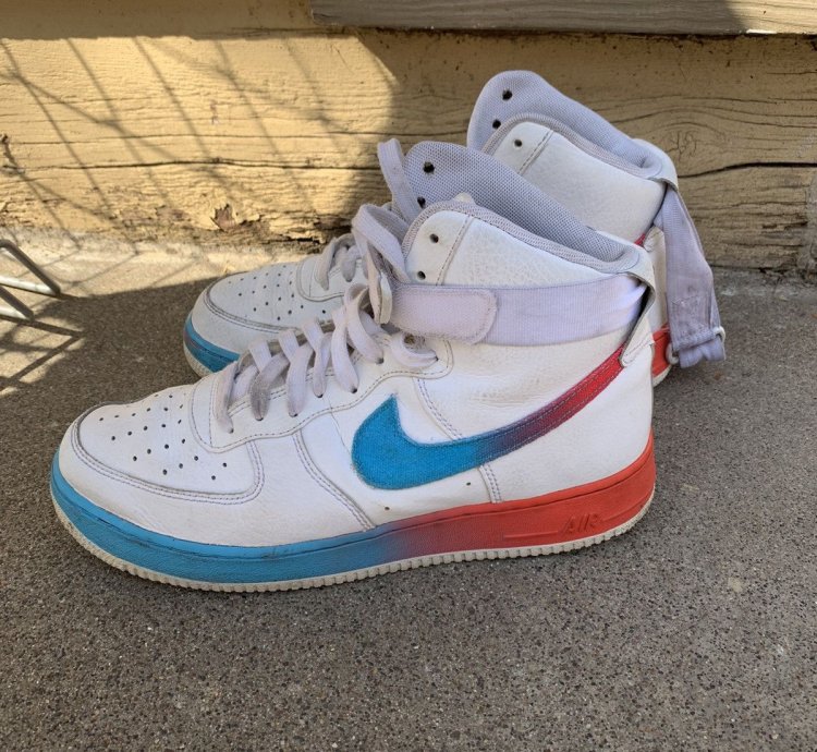 Air Force 1 High 07 Lv8 Blue Ember Glow 2019
