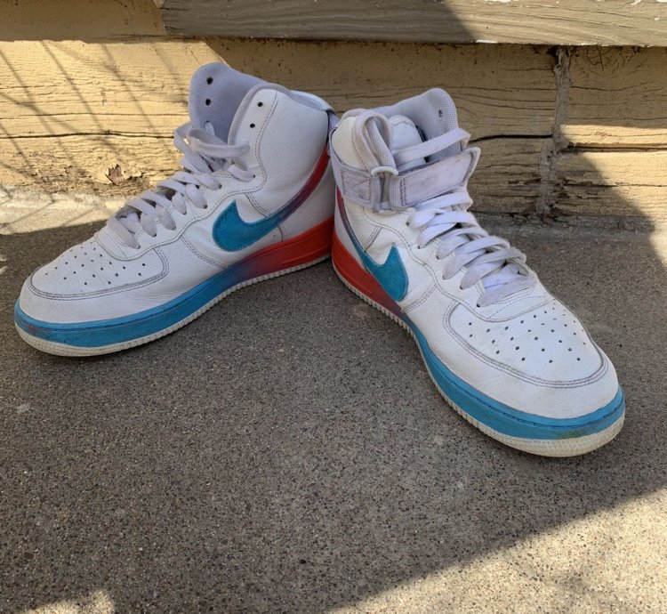 Air Force 1 High 07 Lv8 Blue Ember Glow 2019