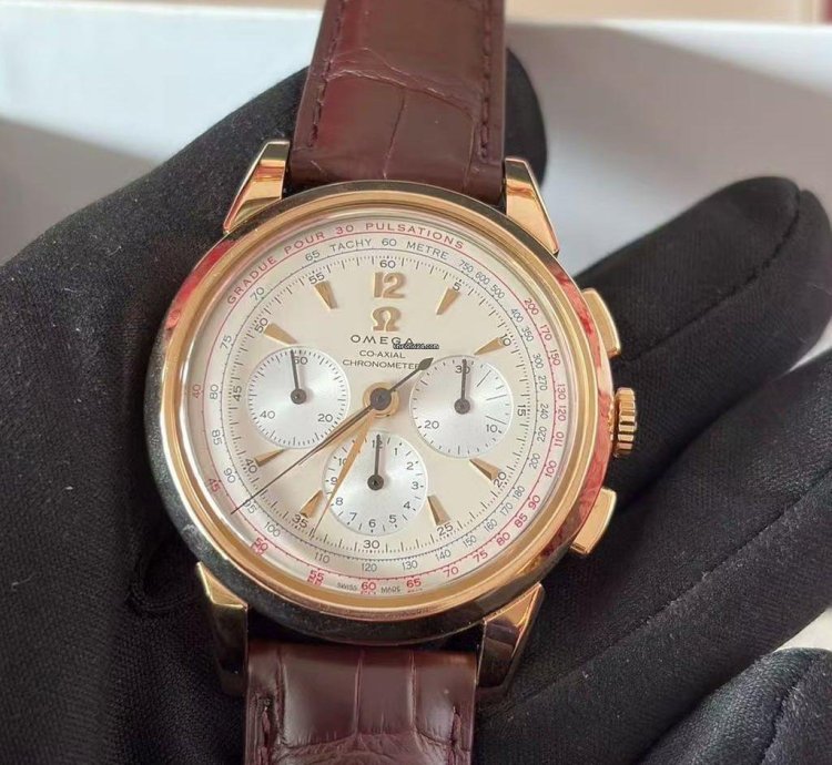 Omega Museum Limited Edition 1949 Rose Gold Manual Mechanical Watch 39mm Museum