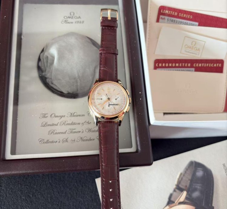 Omega Museum Limited Edition 1949 Rose Gold Manual Mechanical Watch 39mm Museum