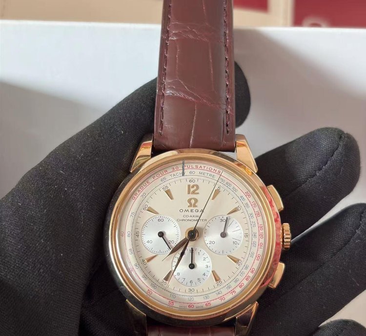 Omega Museum Limited Edition 1949 Rose Gold Manual Mechanical Watch 39mm Museum