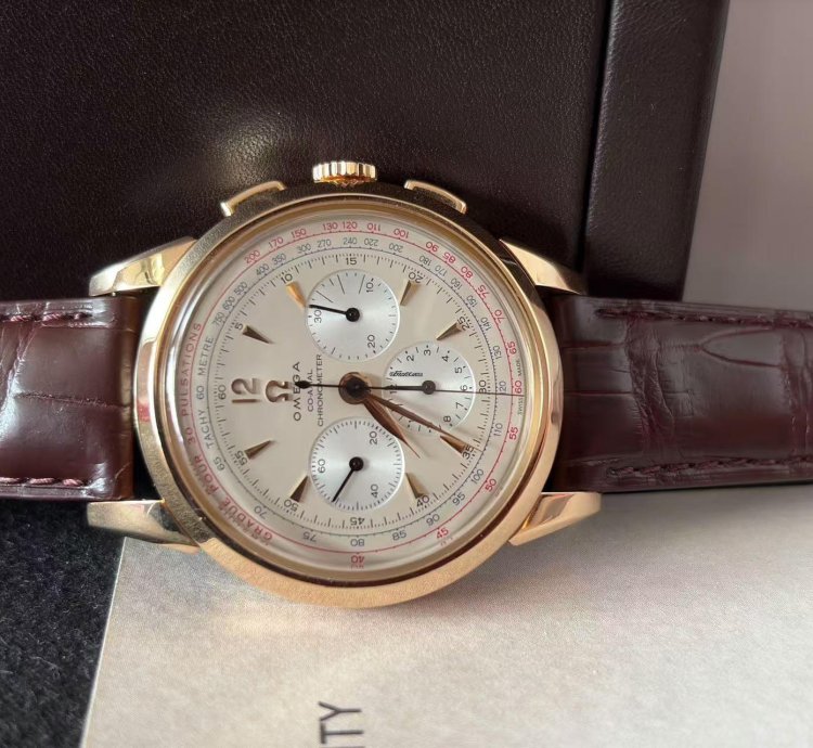 Omega Museum Limited Edition 1949 Rose Gold Manual Mechanical Watch 39mm Museum
