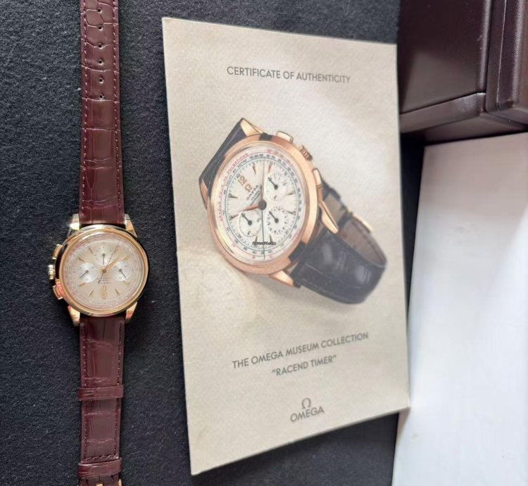 Omega Museum Limited Edition 1949 Rose Gold Manual Mechanical Watch 39mm Museum