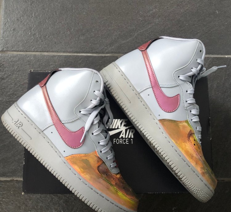 Air Force 1 High 07 Lv8 Pure Platinum