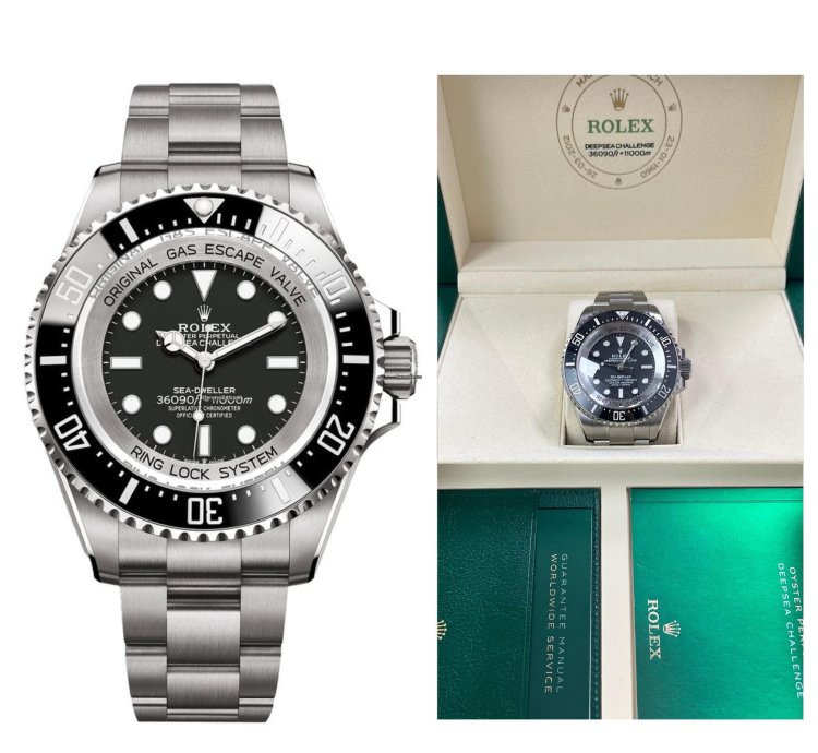 Rolex Sea-dweller Deepsea Challenge Black Dial 50mm Rlx Titanium 126067