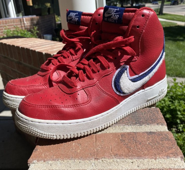 Air Force 1 High 07 Lv8 Red