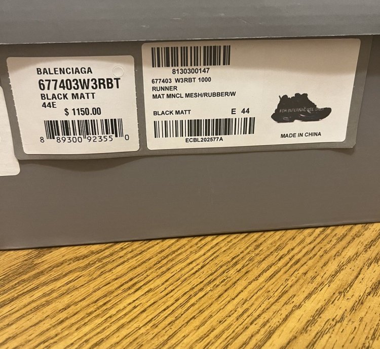 Balenciaga Runners Sneaker black
