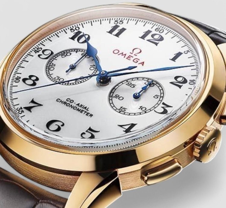 Omega Olympic Official Timekeeper White Dial 18k Rose Gold Limited