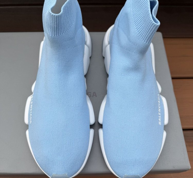 Balenciaga Speed Trainer Light Blue Size 7