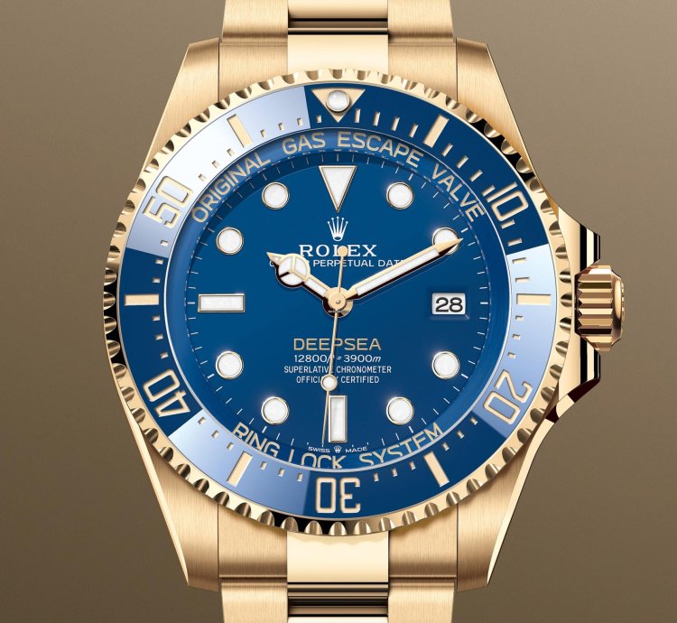 Rolex Sea-dweller Deepsea New 2025 136668lb Blue Oyster Gold 44 Mm