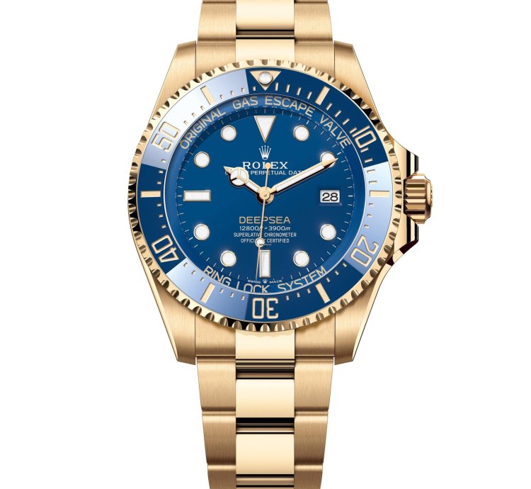 Rolex Sea-dweller Deepsea New 2025 136668lb Blue Oyster Gold 44 Mm