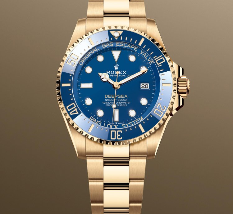 Rolex Sea-dweller Deepsea New 2025 136668lb Blue Oyster Gold 44 Mm
