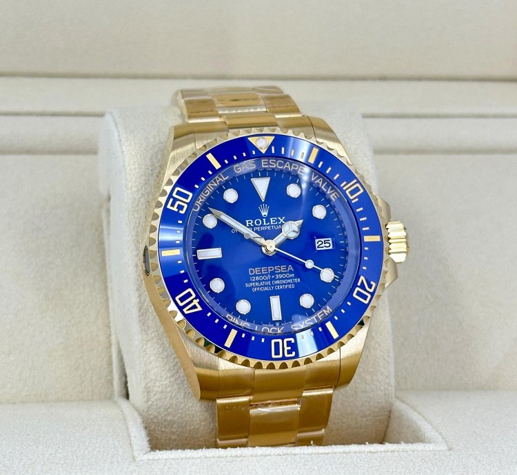 Rolex Sea-dweller Deepsea Unworn 2024 Deepsea Blue Yellow Gold 136668lb-0001 Complete