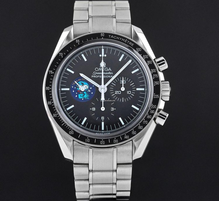 Omega Ref 3578 51 00 Snoopy Moonwatch Black Dial Fullset Unpolished