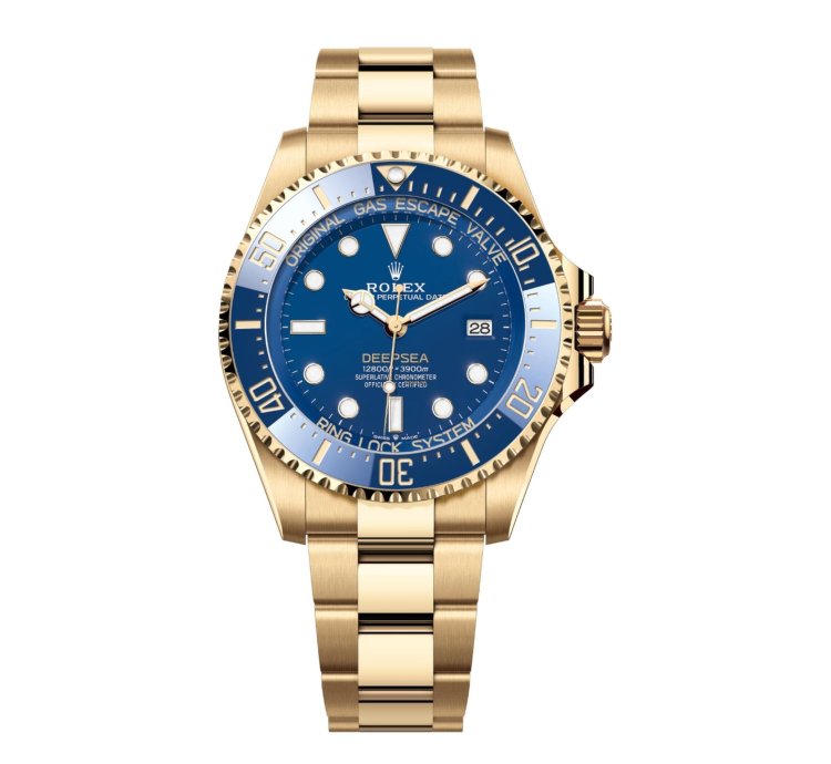Rolex Sea-dweller Deepsea Yellow Gold 136668lb Unworn Full Set 2024 Blue Dial
