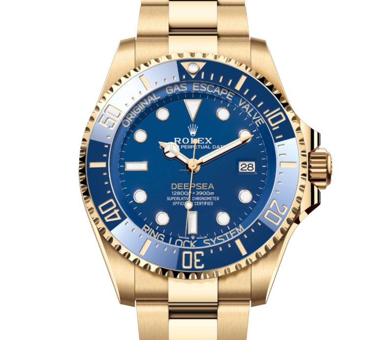 Rolex Sea-dweller Deepsea Yellow Gold 136668lb Unworn Full Set 2024 Blue Dial