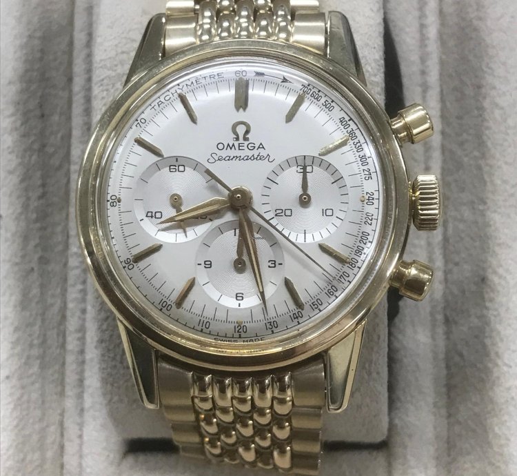 Omega Seamaster 14904-62 1962 Yellow Gold Very Good